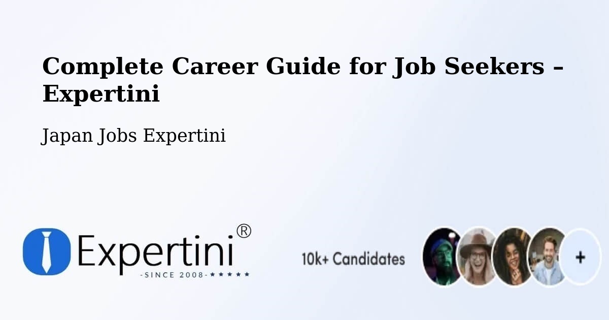 Career Guide for Job Seekers – Miyajima - Miyajima, Japan Jobs Expertini