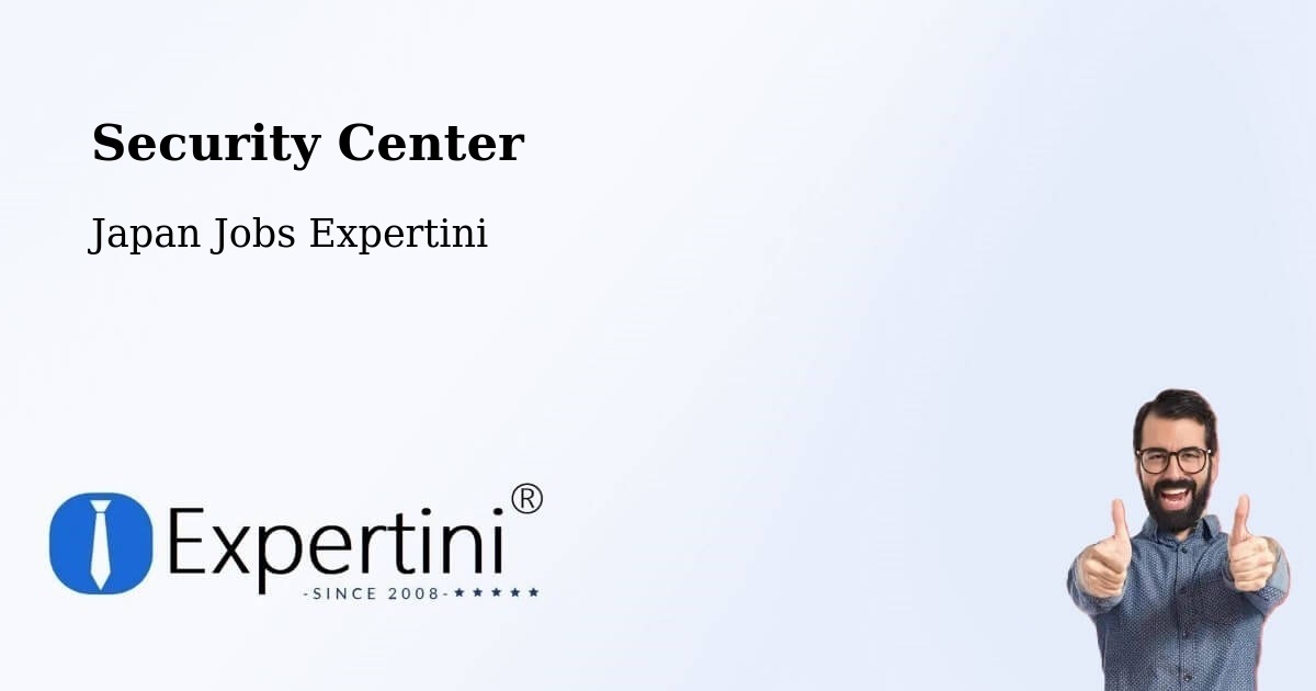 Security & Compliance – Miyajima - Japan Jobs Expertini